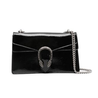 Gucci Tassen, Dames, Zwart, ONE Size, Leer, Dionysus Small Shoulder Bag