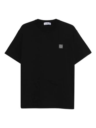 Stone Island logo-patch T-shirt - Nero