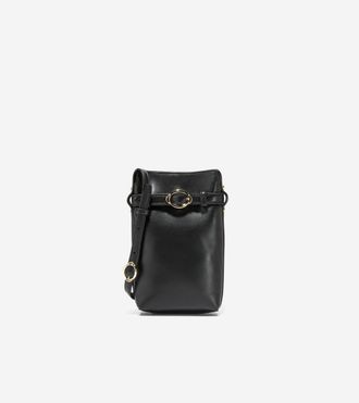 Cole Haan Womens Alexandria Phone Case Pouch - Black