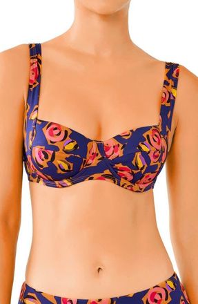 Huit Balconette Underwire Bikini Top in Print at Nordstrom, Size 34B
