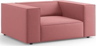 BLOOMINGLOFT Grosser Design Sessel Ardenal, Samtbezug