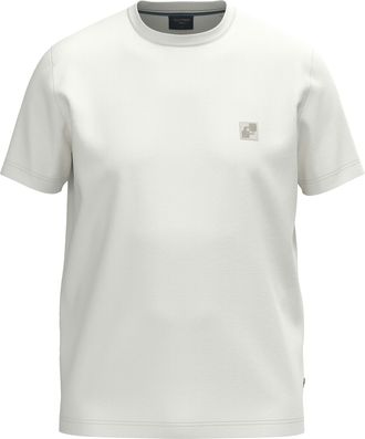 Olymp T-Shirt OLYMP OLYMP Wirk Casual, Herren, Gr. S, weiss (sanftes wei&szlig;), Single Jersey, Obermaterial: 100% Baumwolle, unifarben, regular fit h&uuml;ftlang, Ru