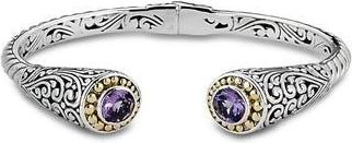 Samuel B. Tipped Two-Tone Bangle in Purple at Nordstrom Rack