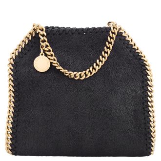 Stella McCartney Black Falabella Tiny Tote Bag