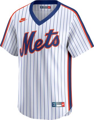 Nike New York Mets Cooperstown Nike Mens Dri-FIT ADV MLB Limited Jersey in White | CO25NMC1NMT-A3F