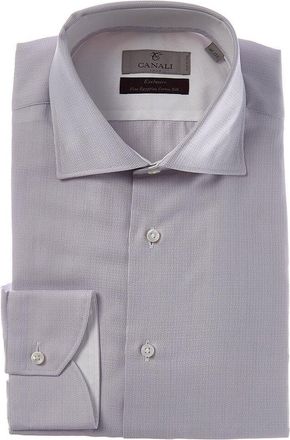 Canali Silk-Blend Dress Shirt