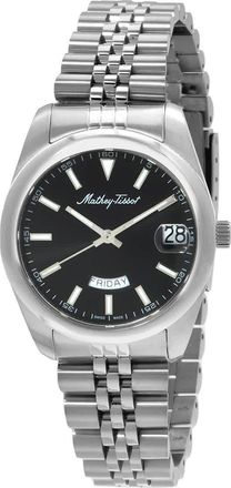 Mathey-Tissot Mathy Day-Date Quartz Black Dial Ladies Watch D510AN