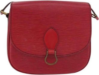 Louis Vuitton Pre-owned Vintage Shoulder Bag - Dames - Vintage Schoudertas - Rood - ONE Size - Leer - Vintage