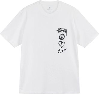 Nike x Stussy Peace Love Swoosh T-Shirt Asia Sizing White DM4943-121