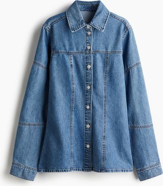 H&M Jeansbluse - Blue