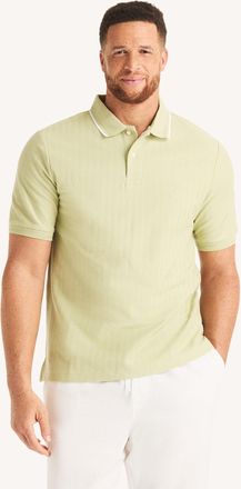 Nautica Mens Big & Tall Classic Fit Herringbone Polo