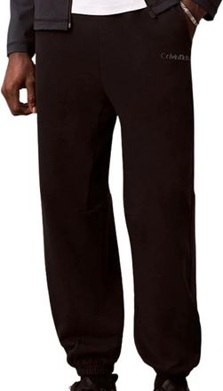 Calvin Klein Heavy French Terry Joggers - Heren - Sweatpants - Zwart - M - Katoen - Broeken