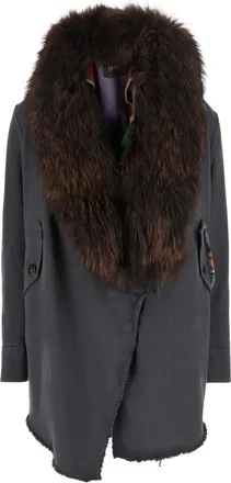 Bazar Deluxe Jassen, Dames, Grijs, S, Korte Parka