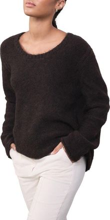Next Scoop Neck Sweater in Brown at Nordstrom, Size Medium