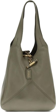 Chlo&eacute; Borsa a spalla Balloon piccola con applicazione - Verde
