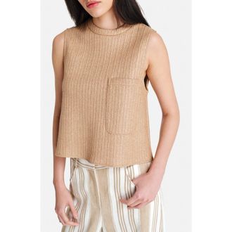 TWP Short Lived Sleeveless Hemp Top in Natural at Nordstrom Rack, Size Medium