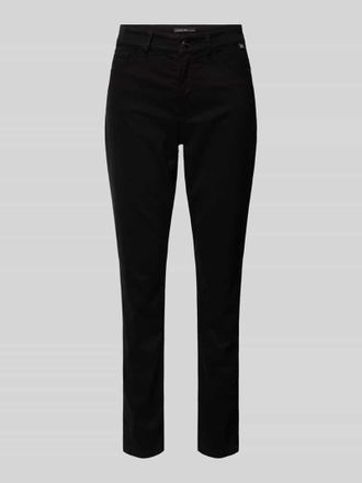 Marc Cain Slim Fit Hose mit Label-Applikation in Black, Gr&ouml;&szlig;e 34