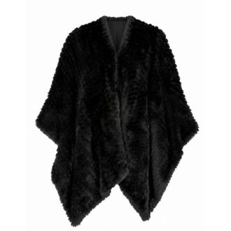 Pinko Jackets - female - PINKO - Ponchos - Black - ONE SIZE - Jackets