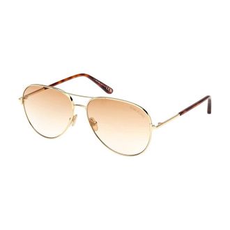 Tom Ford FT0823 30F Shiny Deep Gold/Blonde Havana/Brown Gradient