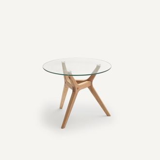 AM.PM Salontafel in eikenhout &Oslash;50 cm, Maricielo