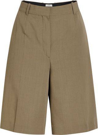Toteme Tailored Woven Shorts - Taupe - 42 (UK14 / L)