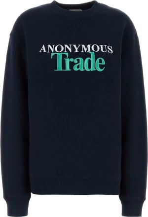 J.W.Anderson Sweatshirts, female, Blue, XS, Anonymous Trade Sweatshirt