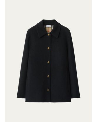 Burberry Lancashire Double-Faced Wool Twill Single-Breasted Jacket