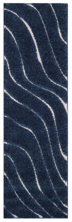 Safavieh Alfombra azul oscuro/crema 69 x 152 cm