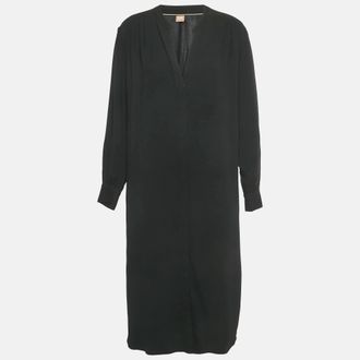 HUGO BOSS Boss By Hugo Boss Black Crepe Short Dress