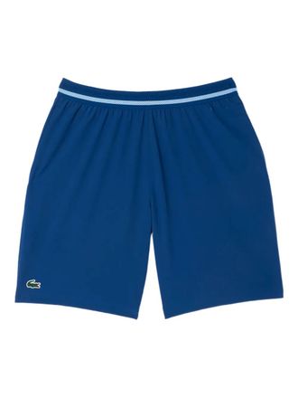 Lacoste x Novak Djokovic Tennis track shorts - men - Recycled Polyester/Mesh - 3 - Blue