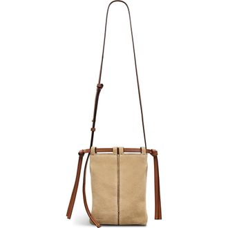 Radley London The Connaught - Suede Small Open Top Crossbody Bag in Sahara at Nordstrom