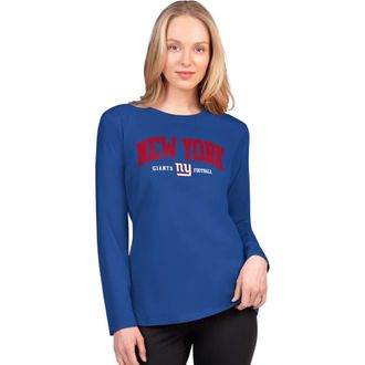 G-III 4Her by Carl Banks Womens G-III 4Her by Carl Banks Royal New York Giants Best Play Long Sleeve T-Shirt at Nordstrom, Size Xx-Large