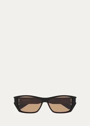 Saint Laurent SL 928 57MM Rectangular Sunglasses