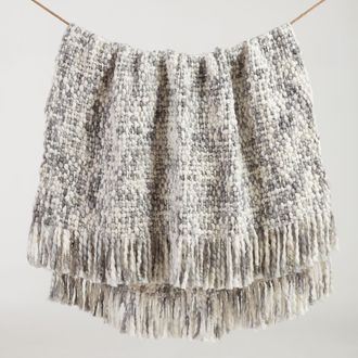 K Home Tagesdecke Persis 125 x 150 cm aus Baumwolle - Grau/Blau