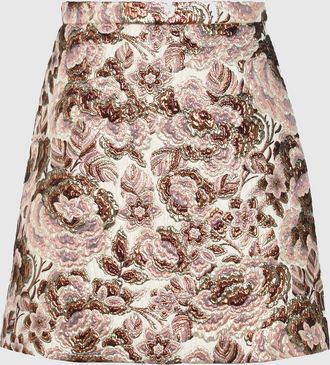 Valentino Skirts Latte/Lurex Rosa-Donna