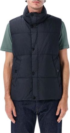 Stone Island Crinkle Reps NY Donsvest - Heren - Jassen - Blauw - Maat: L Zijde