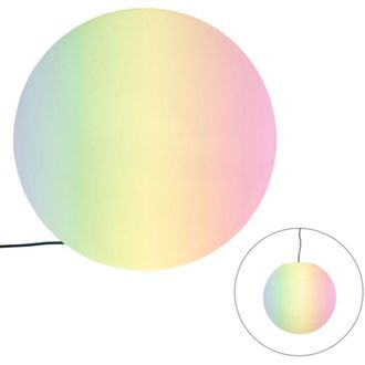 QAZQA Smart Outdoor Lamp White 56 cm Incl. Wifi A60 IP65 - Nura