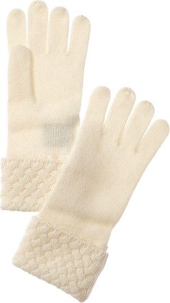 Sofiacashmere Basketweave Stitch Cashmere Gloves