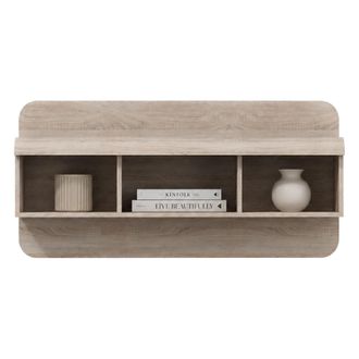 Dmora Estante Kadamema, 4 Niveles, Color Estructura Roble, 120x25x56h Cm Marr&oacute;n Roble