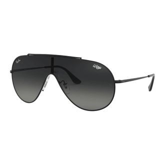 Ray-Ban Wings RB 3597 Zonnebril Zwart/Grijs Getint - unisex - Zonnebrillen - Zwart - 33 MM - Accessoires