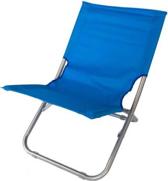 Trade Shop Trade Shop - Spiaggina In Tessuto Oxford Blu Pieghevole Sedia Per Mare Campeggio Portatile 281050