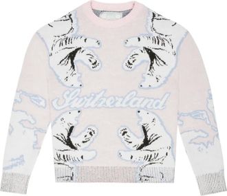 Bally Intarsia gebreide trui - Veelkleurig