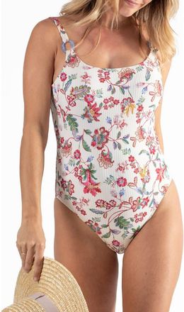 Cache Coeur Tea Time maternity swimsuit in Pink at Nordstrom, Size X-Large