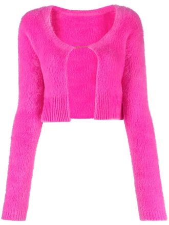 Jacquemus La Maille cropped vest - Roze