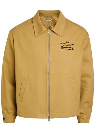 Bode Central Park Printed Twill Jacket - Khaki - XL