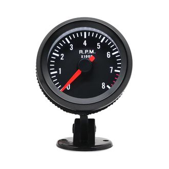 OEM Tac&oacute;metro Led Blanco Y Negro De 2 Pulgadas Y 52 Mm Para Autom&oacute;vil Con Pantalla De Instrumentos Led De 1 A 8 Cilindros