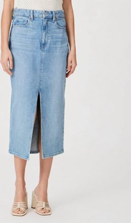 Paige Angela Midi Skirt In Ysabel