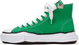 Miharayasuhiro PETERSON OG Sole Canvas High-top Sneaker Green A01FW701-GRN