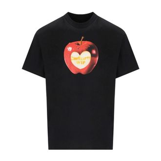 Carhartt Work in Progress Carhartt Wip, T-Shirts, male, Black, Size: S S/S Spoiled T-shirt
