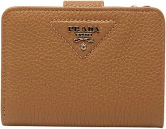 Prada Pre-owned Wallets, female, Brown, Size: ONE SIZE Pre-owned Vintage Wallet